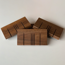 Load image into Gallery viewer, Handcrafted Spotted Gum Soap Holder