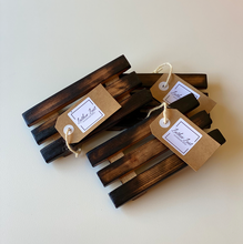 Load image into Gallery viewer, Handcrafted Tasmanian Oak Soap Holder - Charred finish
